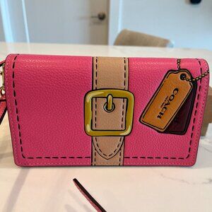 NEW Unique Coach leather crossbody